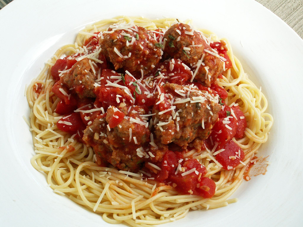 Cartoon Spaghetti Bolognese
